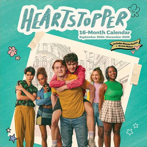 Buy Heartstopper 16-Month 2024-2025 Wall Calendar with Bonus Poster and ...