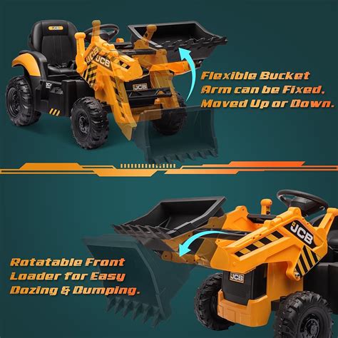 ENYOPRO 12V JCB Electric Backhoe Loader Toy Car for Kids, India | Ubuy