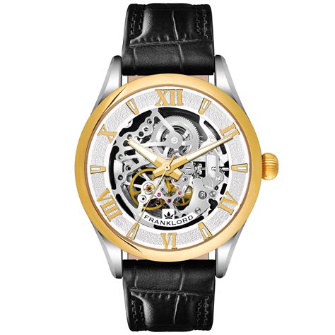 Buy Franklord Self Winder Skeleton Mechanical Automatic Watch For Men ...