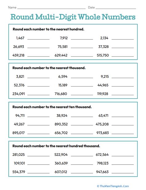 Image result for Rounding Numbers Multi-Digit