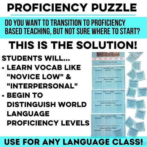 Proficiency Puzzle - Mis Clases Locas