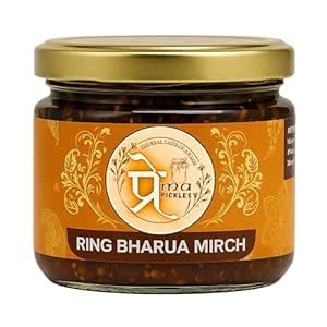 Prema Pickles, Ring Bharua Mirch, Red Chilli,Handmade Traditional ...