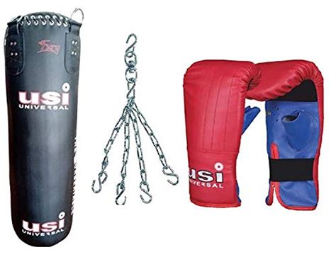 USI UNIVERSAL THE UNBEATABLE Full Boxing Kit for Men Adult Boxing Kit ...