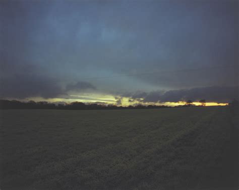 Paul Graham. Fields at Dusk, Barton, North Yorkshire. November 1982 | MoMA