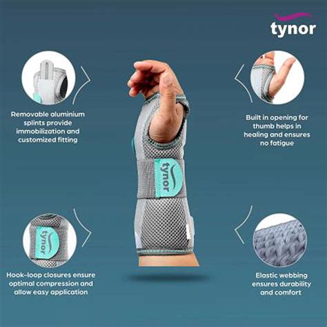 Buy Tynor Wrist & Forearm Splint Left Hand Large, 1 Count | 19 Minutes ...