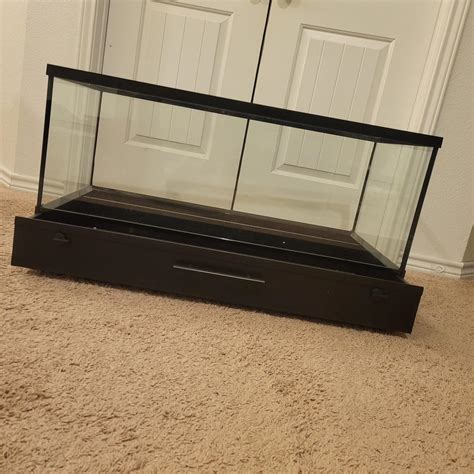 40 gallon reptile tank, Only one time use, can slide... - Depop