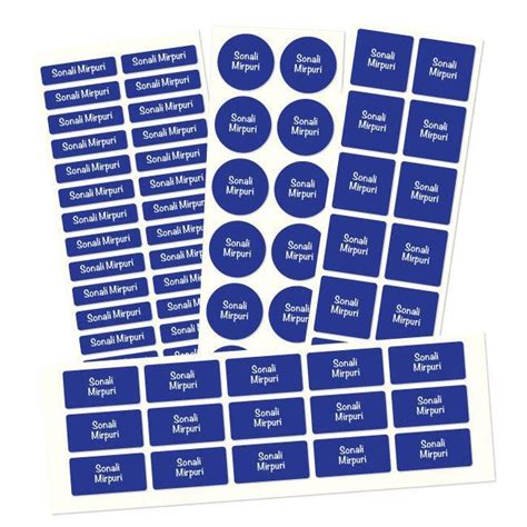 Personalised Name Labels | Waterproof & Non-tear Labels