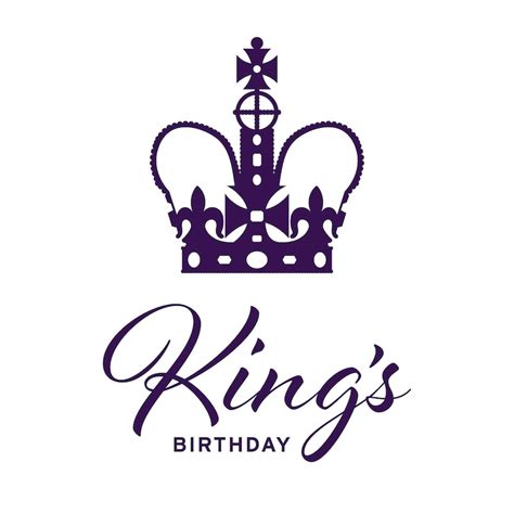 King's birthday crown regal royal commonwealth | Premium Vector
