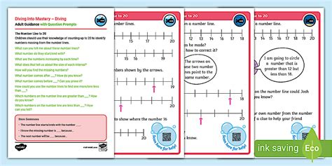 👉 Year 1 Diving into Mastery: Step 8 The Number Line to 20