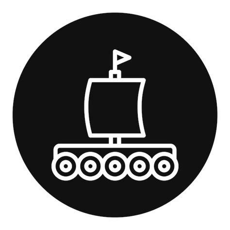 Raft icon vector image can be used for additive maufacturing | Premium ...