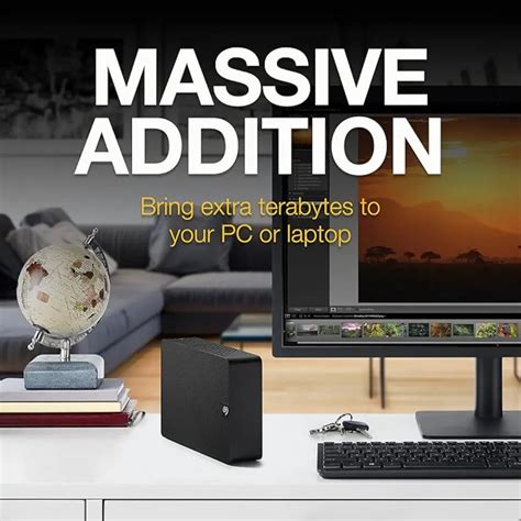 Seagate Expansion 14TB 3.5" External HDD 7200RPM Desktop External HDD ...
