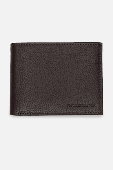 Buy Men Brown Textured Leather Wallet Online - 40093312 | Peter England
