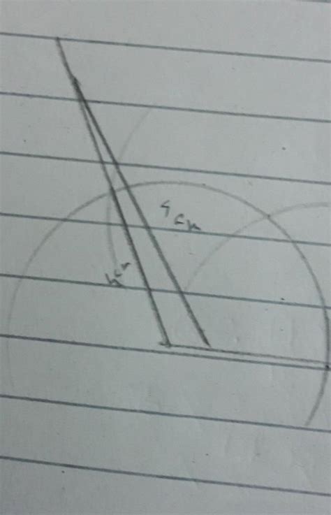 4. Make an obtuse angled triangle ABC with an angle = 120° and sides AB ...