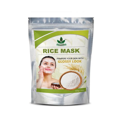 Havintha Natural Rice Powder Mask | Brightening Rice Mask | Glowing Sk