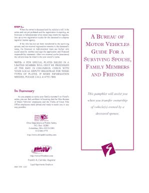Fillable Online BMV 3705.pdf. Ohio BMV Forms Online Fax Email Print ...
