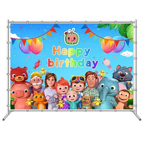 Buy Backdrop Birthday Decorations Background for Party Supplies 1st ...