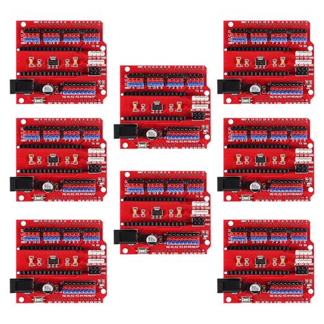 8Pcs Nano I/O IO Expansion Sensor Shield Prototype for Nano Controller ...