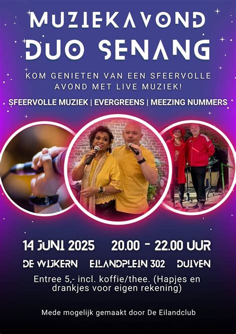 Muziekavond , De WijKern, Zevenaar, 14 June 2025 | AllEvents