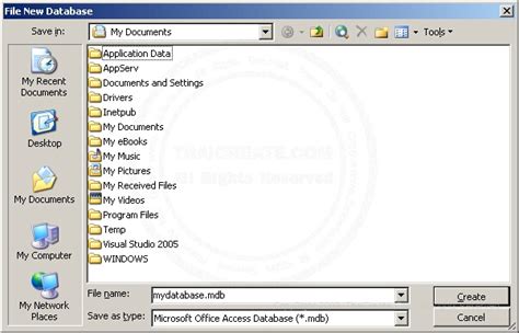 Image result for CreateDatabase MS Access