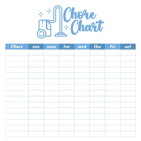 Family Chore Charts - 10 Free PDF Printables | Printablee