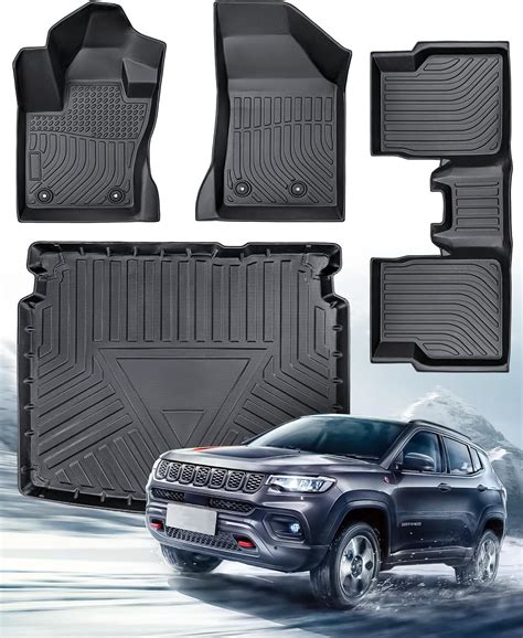 Amazon.com: Weather Liner® for Jeep Compass Floor Mats 2025 2024 2023 ...
