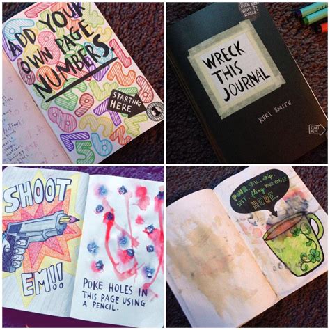 Wreck this Book. Well, not really wreck. More like "play with it." • A ...