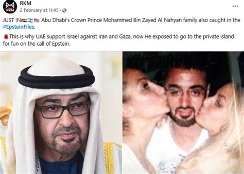 Altered Photo Falsely Claims To Show UAE President Mohamed bin Zayed In ...