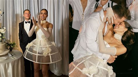 Christian McCaffrey's wife Olivia Culpo remembers epic wedding after ...