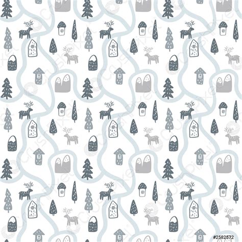 Winter Pattern Background