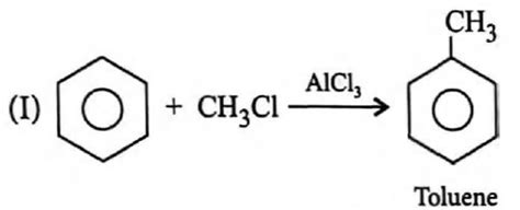 Name the products of the following reactions. (I) C6H6 reacts with ...