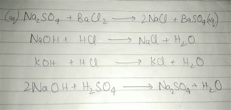 Double displacement reaction examples chemistry - Brainly.in