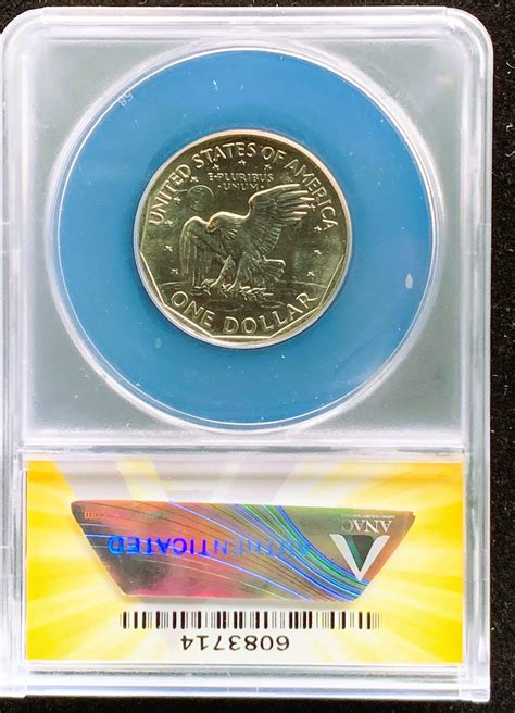 1980-S SUSAN B ANTHONY DOLLAR COIN, GRADED MS 64 IN THE SLAB | Property ...