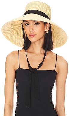 Hat Attack Cora Sun Hat in Natural & Black | REVOLVE