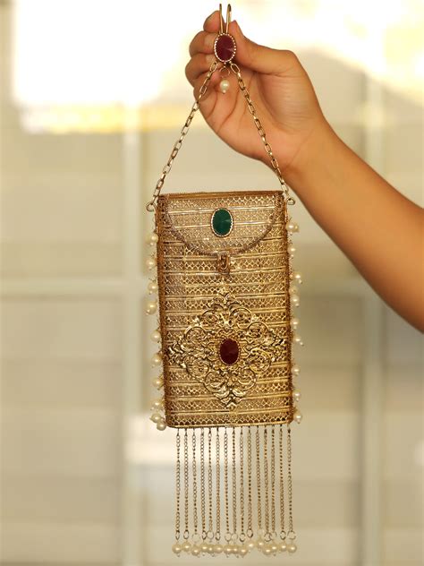 Imani Golden Mobile Pouch – AG'S