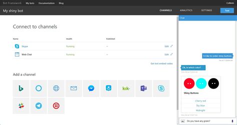 Image result for Microsoft Bot Framework Layout