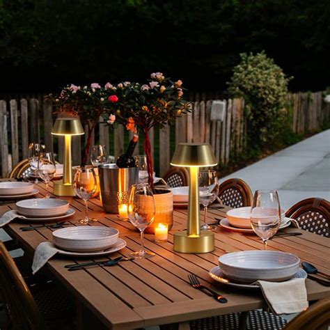 Restaurant Table Lamps Rechargeable Rechargeable Battery Operated