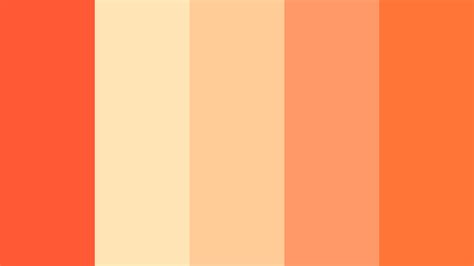 Peach Orange Color