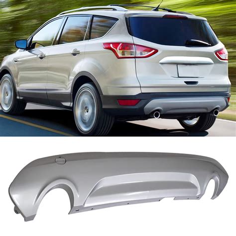 Rear Bumper Lower Trim Cover Fit for Ford Escape 2013 2014 2015 2016 2017, 13-17 Escape Rear ...
