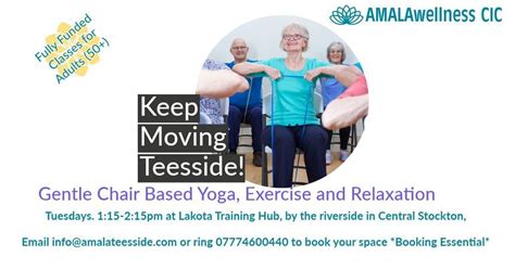 Chair Exercise - Fully funded! Tuesday Afternoons - Stockton Riverside ...