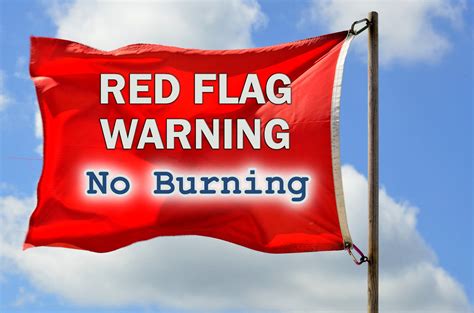 Image result for Red Flag Warning Signs