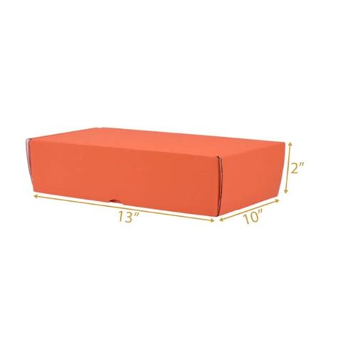 Orange Mailer Box - 13x10x2 | Literature Mailer Boxes