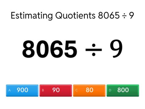 Estimate Quotients Using Multiples Lesson 4.1 的图像结果