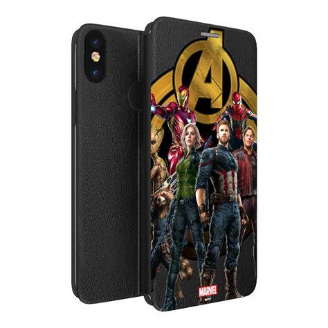 MTT Officially Licensed Faux Leather Avengers Infinity War Printed Flip ...