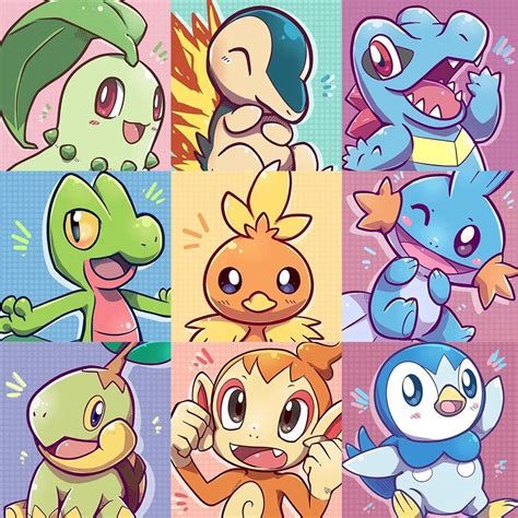 Pokemon Gen 2 Starters