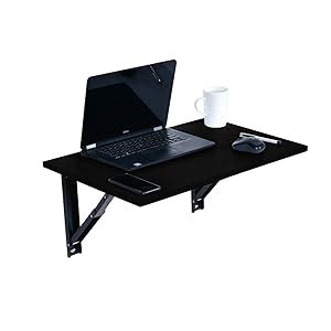 QARA Folding Wall Mounted Engineered Wood Study Table/Office Table ...