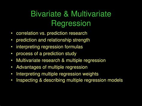 Image result for Bivariate and Multivariate Regression How To