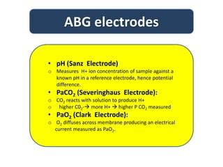 Image result for Clrk Electrode ABG PaO2
