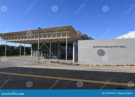 NEWPORT BEACH, CALIFORNIA - 22 APR 2023: Newport City Hall on Civic ...