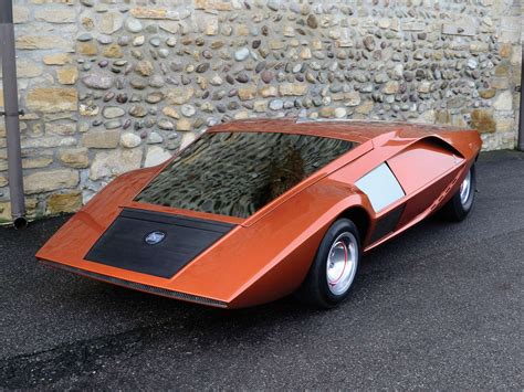 Serious wedge: this is the original Lancia Stratos concept HF Zero
