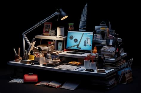 Homework haven black background photo | Premium AI-generated image